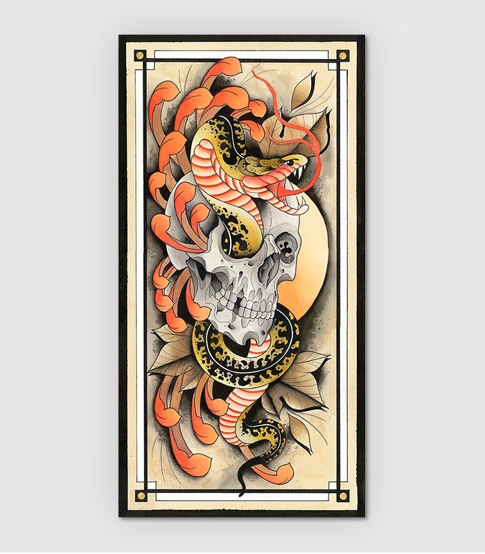 Calavera y Serpiente